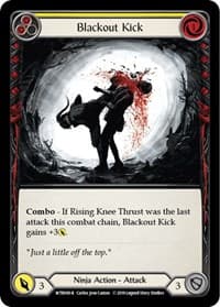 Blackout Kick (Yellow) - Welcome to Rathe - Flesh and Blood TCG card