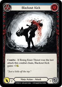 Blackout Kick (Blue) - Welcome to Rathe - Flesh and Blood TCG card