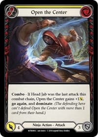 Open the Center (Yellow) - Welcome to Rathe - Flesh and Blood TCG card