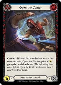 Open the Center (Blue) - Welcome to Rathe - Flesh and Blood TCG card