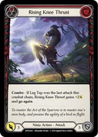 Rising Knee Thrust (Red) - Welcome to Rathe - Flesh and Blood TCG card