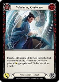 Whelming Gustwave (Blue) - Welcome to Rathe - Flesh and Blood TCG card