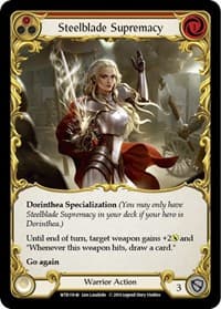 Steelblade Supremacy - Welcome to Rathe - Flesh and Blood TCG card