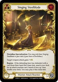 Singing Steelblade - Welcome to Rathe - Flesh and Blood TCG card
