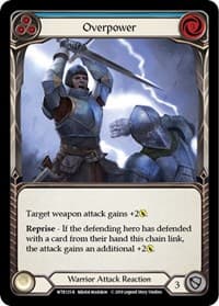 Overpower (Blue) - Welcome to Rathe - Flesh and Blood TCG card