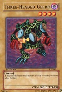 Three-Headed Geedo - Pharaoh's Servant - YuGiOh card