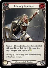 Ironsong Response (Red) - Welcome to Rathe - Flesh and Blood TCG card