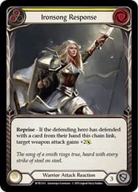 Ironsong Response (Yellow) - Welcome to Rathe - Flesh and Blood TCG card