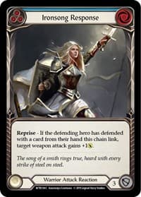 Ironsong Response (Blue) - Welcome to Rathe - Flesh and Blood TCG card