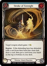 Stroke of Foresight (Blue) - Welcome to Rathe - Flesh and Blood TCG card
