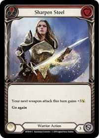 Sharpen Steel (Red) - Welcome to Rathe - Flesh and Blood TCG card