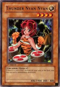 Thunder Nyan Nyan - Legacy of Darkness - YuGiOh card