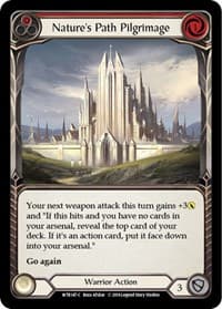 Nature's Path Pilgrimage (Red) - Welcome to Rathe - Flesh and Blood TCG card