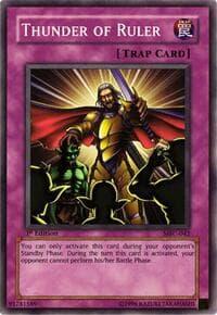 Thunder of Ruler - Magician's Force - YuGiOh card