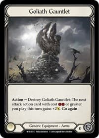 Goliath Gauntlet - Welcome to Rathe - Flesh and Blood TCG card