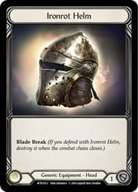 Ironrot Helm - Welcome to Rathe - Flesh and Blood TCG card