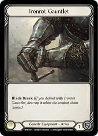 Ironrot Gauntlet - Welcome to Rathe - Flesh and Blood TCG card