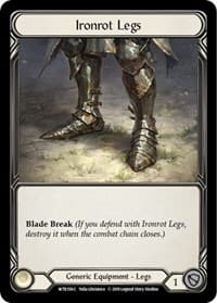 Ironrot Legs - Welcome to Rathe - Flesh and Blood TCG card