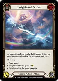 Enlightened Strike - Welcome to Rathe - Flesh and Blood TCG card