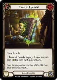 Tome of Fyendal - Welcome to Rathe - Flesh and Blood TCG card