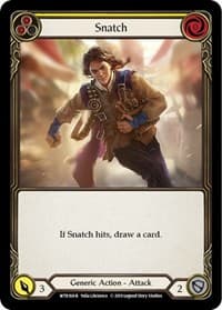 Snatch (Yellow) - Welcome to Rathe - Flesh and Blood TCG card