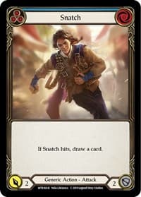 Snatch (Blue) - Welcome to Rathe - Flesh and Blood TCG card