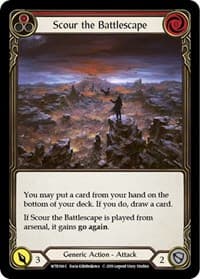 Scour the Battlescape (Red) - Welcome to Rathe - Flesh and Blood TCG card