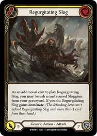 Regurgitating Slog (Yellow) - Welcome to Rathe - Flesh and Blood TCG card