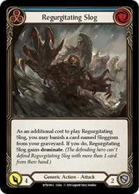 Regurgitating Slog (Blue) - Welcome to Rathe - Flesh and Blood TCG card