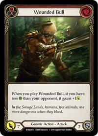 Wounded Bull (Red) - Welcome to Rathe - Flesh and Blood TCG card