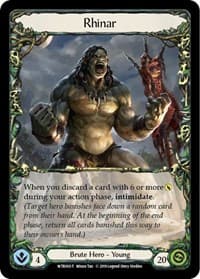 Rhinar // Seismic Surge - Welcome to Rathe - Flesh and Blood TCG card