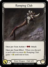 Romping Club // Seismic Surge - Welcome to Rathe - Flesh and Blood TCG card