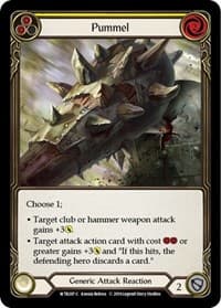 Pummel (Yellow) - Welcome to Rathe - Flesh and Blood TCG card
