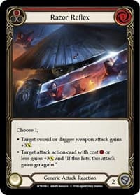 Razor Reflex (Red) - Welcome to Rathe - Flesh and Blood TCG card