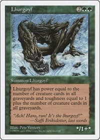 Lhurgoyf - Fifth Edition - Magic: The Gathering card