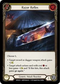 Razor Reflex (Yellow) - Welcome to Rathe - Flesh and Blood TCG card