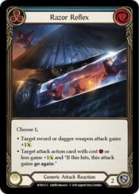 Razor Reflex (Blue) - Welcome to Rathe - Flesh and Blood TCG card