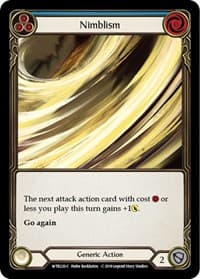 Nimblism (Blue) - Welcome to Rathe - Flesh and Blood TCG card