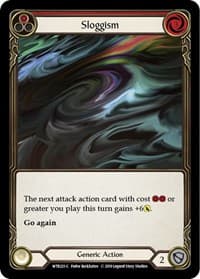 Sloggism (Red) - Welcome to Rathe - Flesh and Blood TCG card