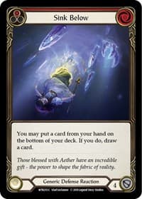 Sink Below (Red) - Welcome to Rathe - Flesh and Blood TCG card