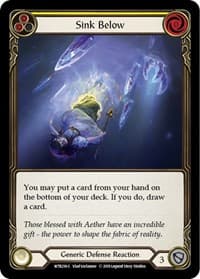 Sink Below (Yellow) - Welcome to Rathe - Flesh and Blood TCG card