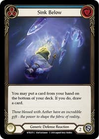 Sink Below (Blue) - Welcome to Rathe - Flesh and Blood TCG card