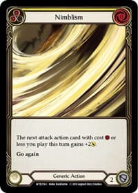 Nimblism (Yellow) - Welcome to Rathe - Flesh and Blood TCG card