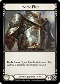 Ironrot Plate - Hero Deck: Dorinthea - Flesh and Blood TCG card