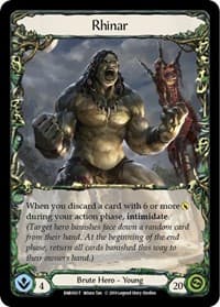 Rhinar - Hero Deck: Rhinar - Flesh and Blood TCG card