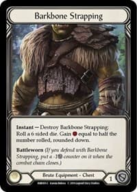 Barkbone Strapping - Hero Deck: Rhinar - Flesh and Blood TCG card