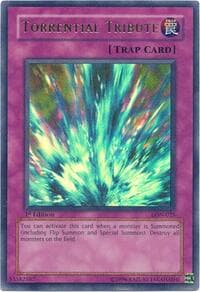 Torrential Tribute - Labyrinth of Nightmare - YuGiOh card