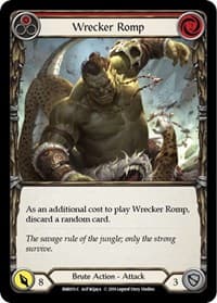 Wrecker Romp (Red) - Hero Deck: Rhinar - Flesh and Blood TCG card