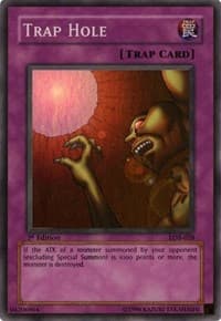 Trap Hole - The Legend of Blue Eyes White Dragon - YuGiOh card