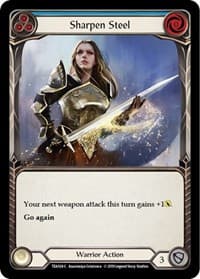 Sharpen Steel (Blue) - Hero Deck: Dorinthea - Flesh and Blood TCG card